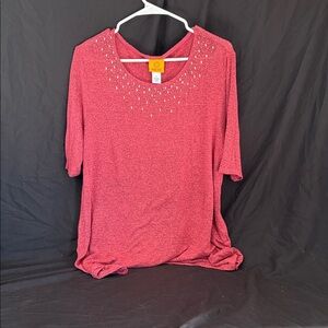 Elegant Pink Women's Top